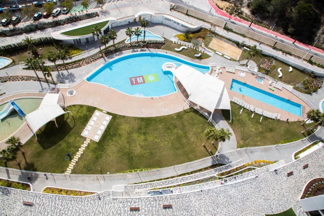 Appartamento Sunset Waves Benidorm Julieta Vistas Al Mar Premium 200 Mt2 Con Jacuzzi En Terraza Esterno foto